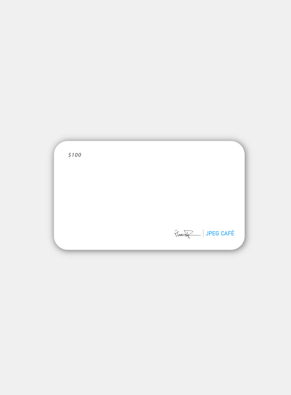 JPEG Cafe Gift Card